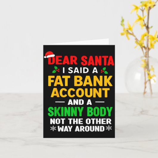 Funny Christmas Shirts For Men Women Adult Dear Sa Karte (Gelbe Blume)