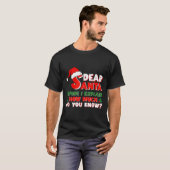 Funny Christmas Shirts Kids Adults Santa I Can Exp (Vorne ganz)