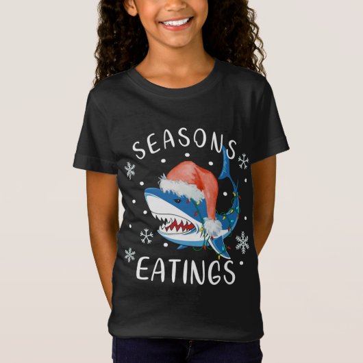 Funny Christmas Shirts Männer Great White Shark We (Vorderseite)