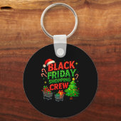 Funny Christmas Shopng Crew  Schlüsselanhänger (Vorderseite)