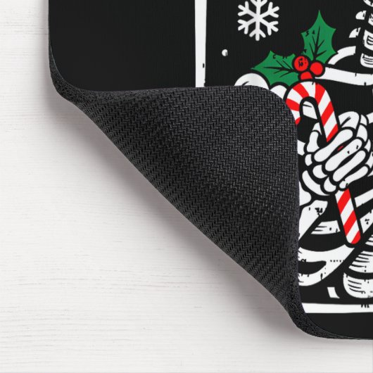 Funny Christmas Skeleton Hot Chocolate Xmas Men Wo Mousepad (Ecke)