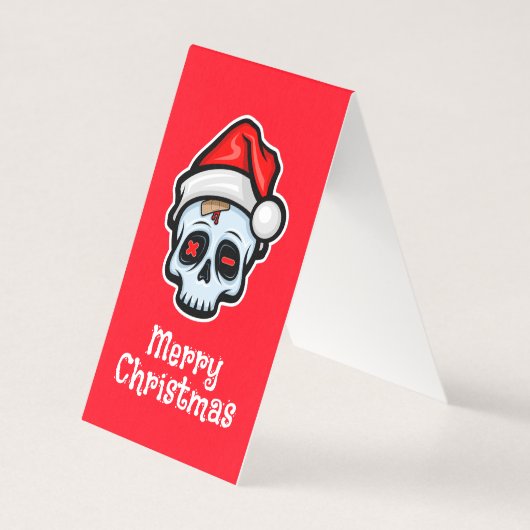 Funny Christmas Skull, Frohe Weihnachten (Vorderseite)