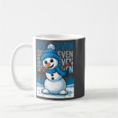 Funny Christmas Snowman Dabbing Xmas Dab Six Seven Kaffeetasse (Links)