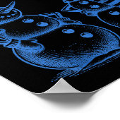 Funny Christmas Snowman Do You Smell Carrots  Poster (Ecke)