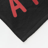 Funny Christmas Snowman Hot Chocolate Just Having  Fleecedecke (Ecke)