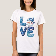 Funny Christmas Snowman Love