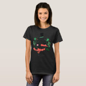 Funny Christmas Snowman Santas Good List  T-Shirt (Vorne ganz)