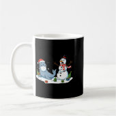 Funny Christmas Snowman Sea Lion Xmas Mens Womens  Kaffeetasse (Links)