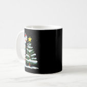 Funny Christmas Snowman Topper Tree Holiday Family Kaffeetasse (Vorderseite Links)