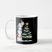 Funny Christmas Snowman Topper Tree Holiday Family Kaffeetasse (Links)