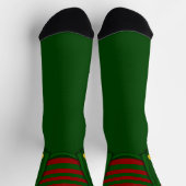 Funny Christmas Socks Festive Holiday Elf Socks Socken (Oben)