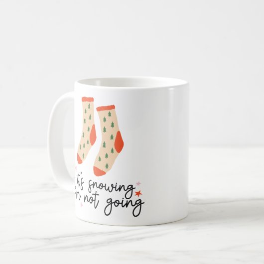 Funny Christmas Socks Sprichwort Kaffeetasse (Vorderseite Links)