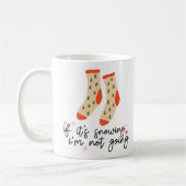 Funny Christmas Socks Sprichwort Kaffeetasse (Links)