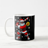 Funny Christmas Softball Cool Santa Claus 6 7 Meme Kaffeetasse (Links)