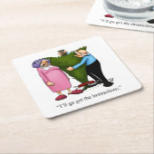 Funny Christmas Spaß Holiday Untersetzer Geschenk (angewinkelt)