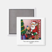 Funny Christmas Spaß Magnet (Vorderseite/Rückseite)