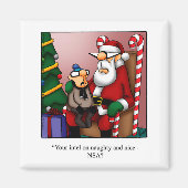 Funny Christmas Spaß Magnet (Vorne)