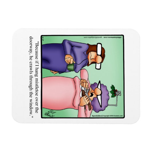 Funny Christmas Spaß Magnet Geschenk (Horizontal)