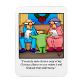 Funny Christmas Spaß Magnet Geschenk (Vertikal)