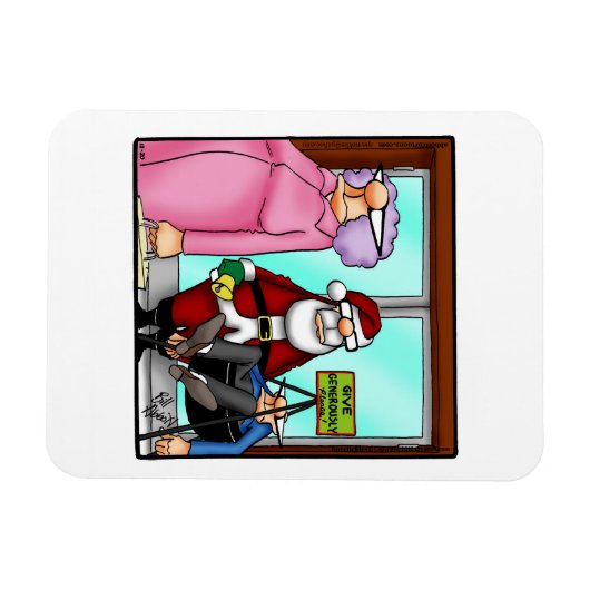 Funny Christmas Spaß Magnet Geschenk (Horizontal)