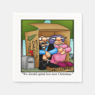 Funny Christmas Spaß Napkins Serviette