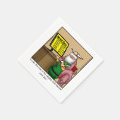 Funny Christmas Spaß Napkins Serviette (Ecke)