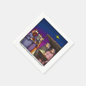 Funny Christmas Spaß Party Napkins Serviette (Ecke)