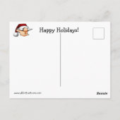 Funny Christmas Spaß Postcard Postkarte (Rückseite)