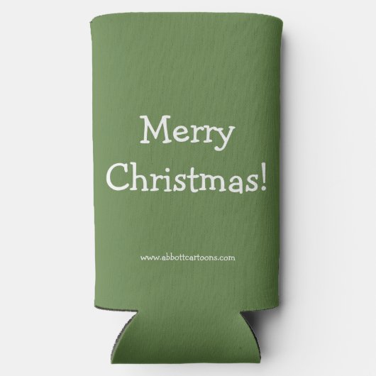 Funny Christmas Spaß Selters Dosenkühler (Rückseite)