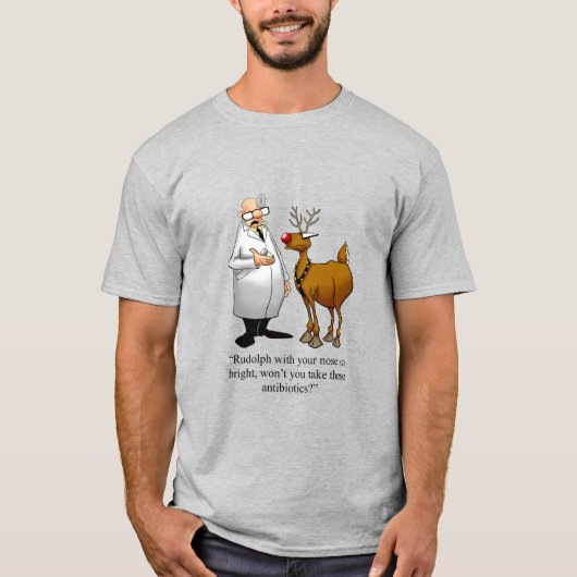 Funny Christmas Spaß Tee Shirt (Vorderseite)