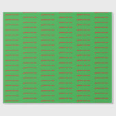 Funny Christmas Sprichwort Wrapping Paper Geschenkpapier (Flach)