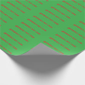 Funny Christmas Sprichwort Wrapping Paper Geschenkpapier (Ecke)