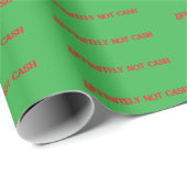 Funny Christmas Sprichwort Wrapping Paper Geschenkpapier (Rolleneckpunkt)