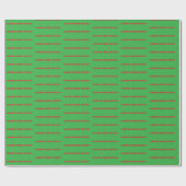 Funny Christmas Sprichwort Wrapping Paper Geschenkpapier (Flach)