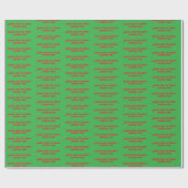 Funny Christmas Sprichwort Wrapping Paper Geschenkpapier (Flach)