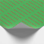Funny Christmas Sprichwort Wrapping Paper Geschenkpapier (Ecke)