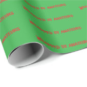 Funny Christmas Sprichwort Wrapping Paper Geschenkpapier (Rolleneckpunkt)