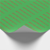 Funny Christmas Sprichwort Wrapping Paper Geschenkpapier (Ecke)