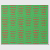 Funny Christmas Sprichwort Wrapping Paper Geschenkpapier (Flach)