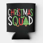 Funny Christmas Squad Familienurlaub Dosenkühler (Vorderseite)