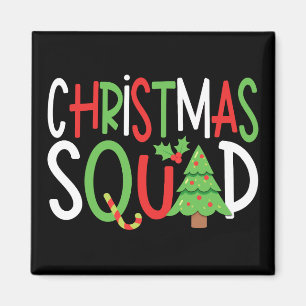 Funny Christmas Squad Familienurlaub Magnet