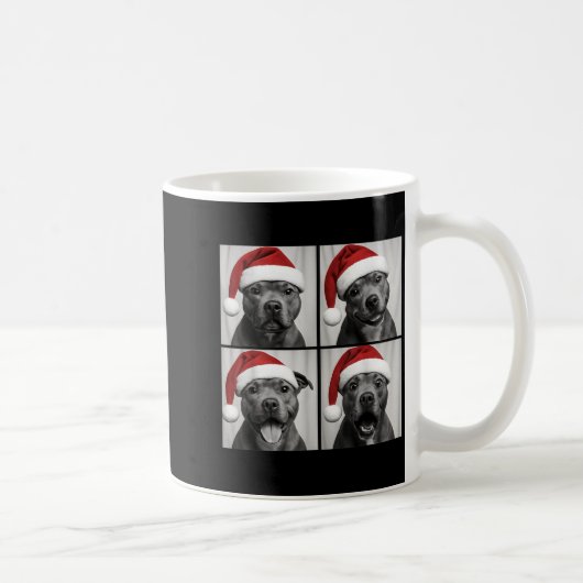 Funny Christmas Staffordshire Bull Terrier Santa P Kaffeetasse (Rechts)