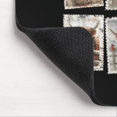 Funny Christmas Stamp Highland Cow Lover Merry Xma Mousepad (Ecke)