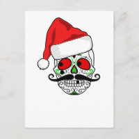 Funny Christmas Sugar Skull