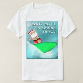 Funny Christmas Surfing T-Shirt