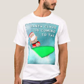 Funny Christmas Surfing T-Shirt (Vorderseite)