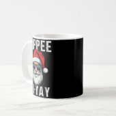 Funny Christmas Sweater Yippee-ki-yay Xmas , Uni-a Kaffeetasse (Vorderseite Links)