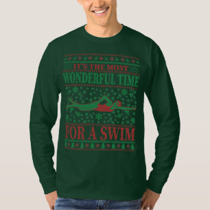 FUNNY CHRISTMAS SWIMMINGQUOTEN HÄUFIG SWEATER T-Shirt