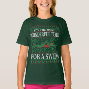 FUNNY CHRISTMAS SWIMMINGQUOTEN HÄUFIG SWEATER T-Shirt