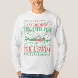 FUNNY CHRISTMAS SWIMMINGQUOTEN HÄUFIG SWEATER T-Shirt